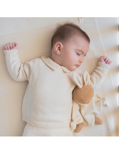 CARDIGAN  NEONATI IN COTONE BIOLOGICO NATURALE...