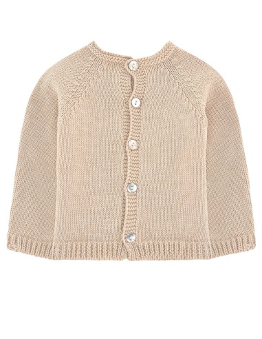 CARDIGAN  NEONATI IN COTONE BIOLOGICO NATURALE...