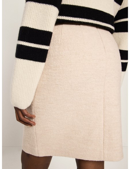 GONNA IN LANA COTTA E COTONE BIO