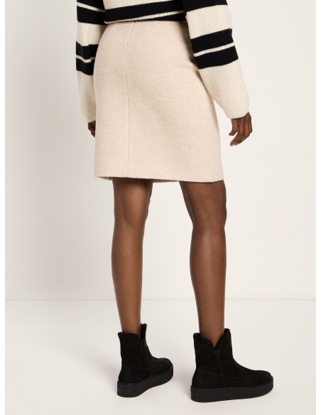 GONNA IN LANA COTTA E COTONE BIO