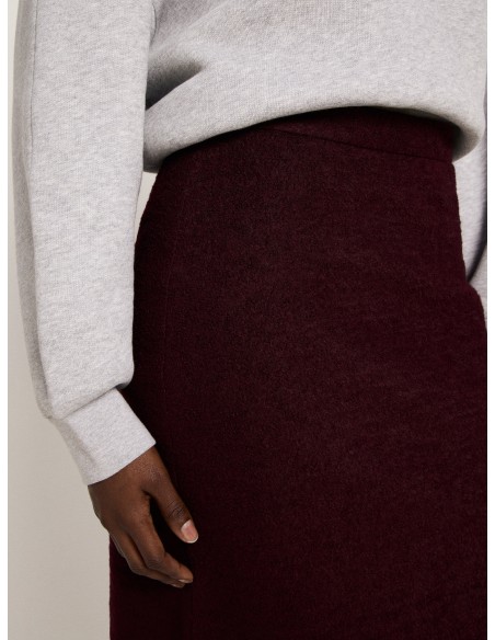 GONNA IN LANA COTTA E COTONE BIO