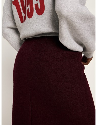 GONNA IN LANA COTTA E COTONE BIO