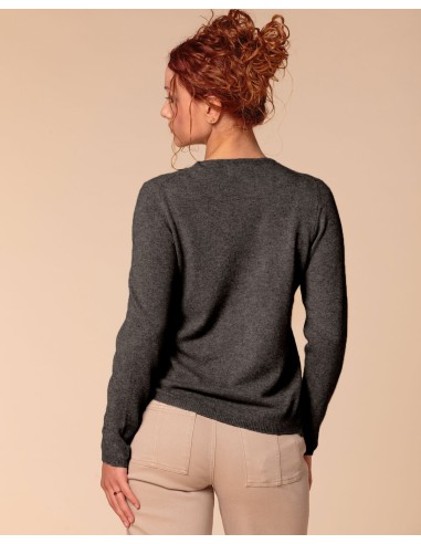 PULL BASIC IN 100% BABY CASHMERE "OLIVIA"