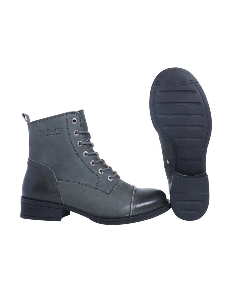 STIVALETTO IN PELLE PANDORA NABUK CON ZIP