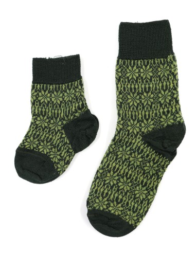 CALZINO NORVEGESE  IN 100% LANA A TRICOT KIDS