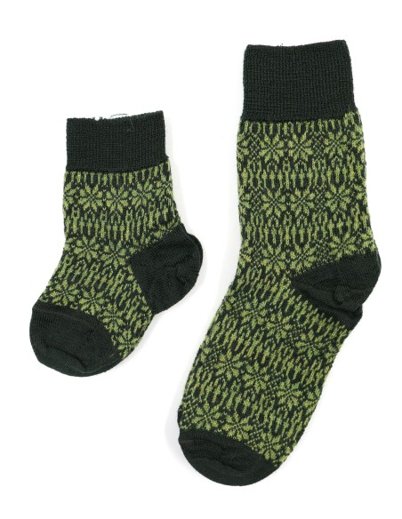 CALZINO NORVEGESE  IN 100% LANA A TRICOT KIDS