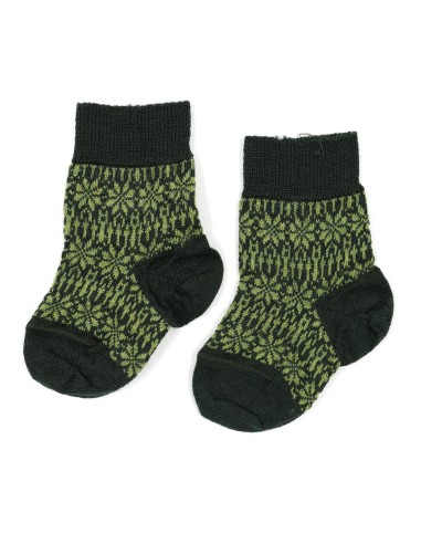 CALZINO NORVEGESE  IN 100% LANA A TRICOT KIDS