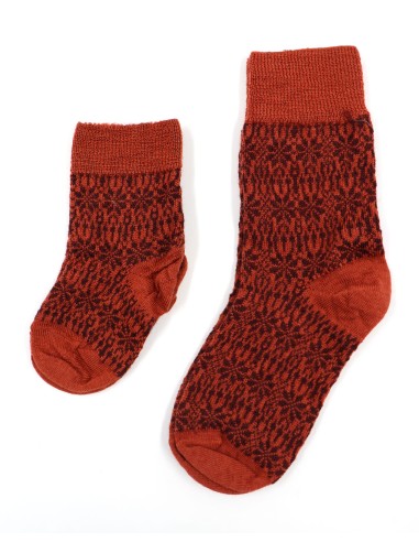 CALZINO NORVEGESE  IN 100% LANA A TRICOT KIDS