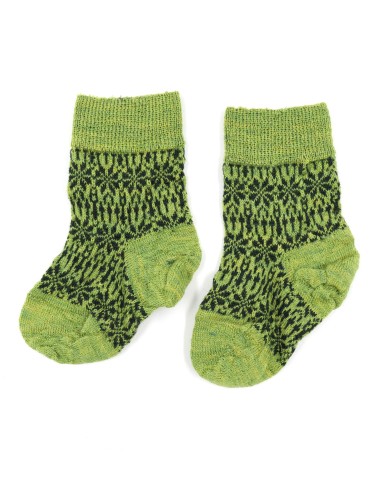 CALZINO NORVEGESE  IN 100% LANA A TRICOT KIDS