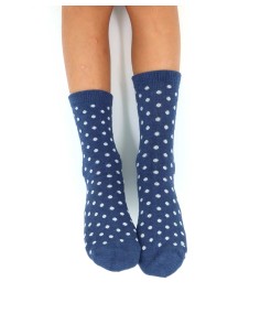 CALZINI IN BAMBU' KIDS "BASIC POIS" - NAVY 2