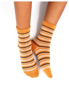 CALZINI IN BAMBU'KIDS "STRIPE" - OCRA