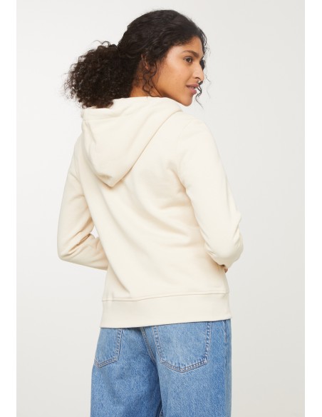 FELPA IN COTONE BIOLOGICO GARZATO VEGAN "DAHLIA"