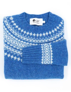 MAGLIONE DONNA IN PURA LANA VERGINE SCOZZESE "YOLK CREW"...