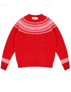 MAGLIONE DONNA IN PURA LANA VERGINE SCOZZESE "YOLK CREW"... 2