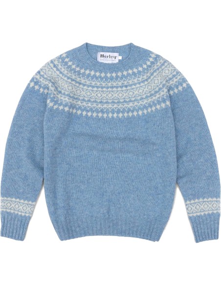 MAGLIONE DONNA IN PURA LANA VERGINE SCOZZESE "YOLK CREW"