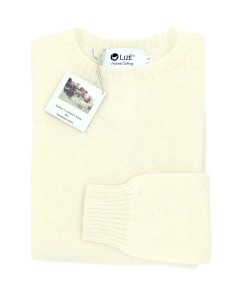 MAGLIONE UOMO IN PURA LANA SHETLAND NON TINTO - NATURALE 2