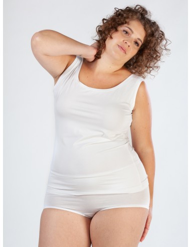 CANOTTA SPALLA LARGA IN BAMBU'