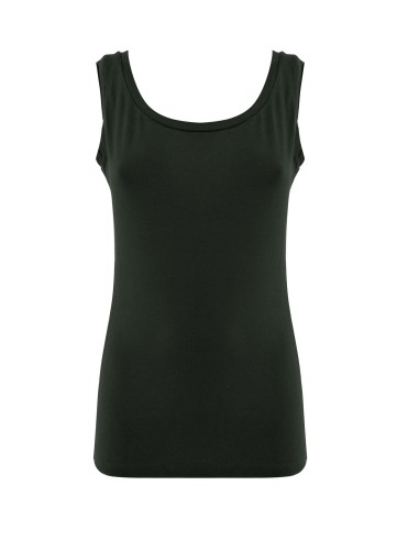 CANOTTA SPALLA LARGA IN BAMBU'