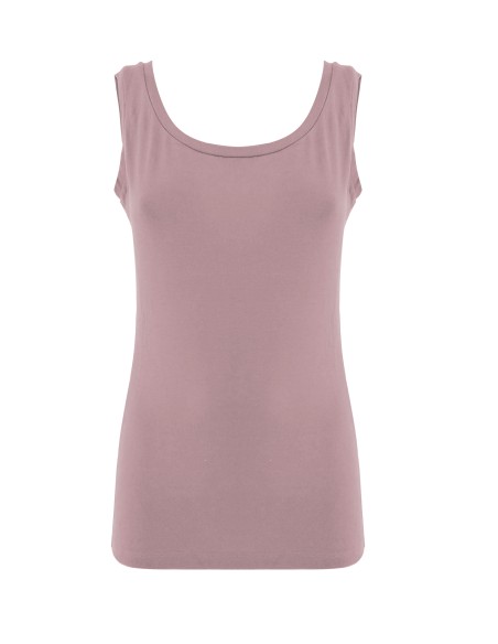 CANOTTA SPALLA LARGA IN BAMBU'