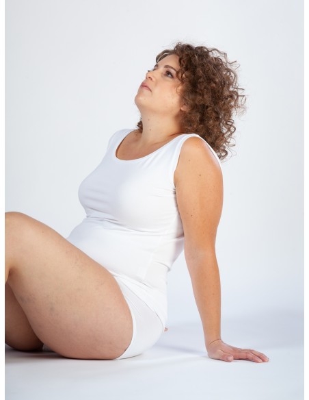 CANOTTA SPALLA LARGA IN BAMBU'