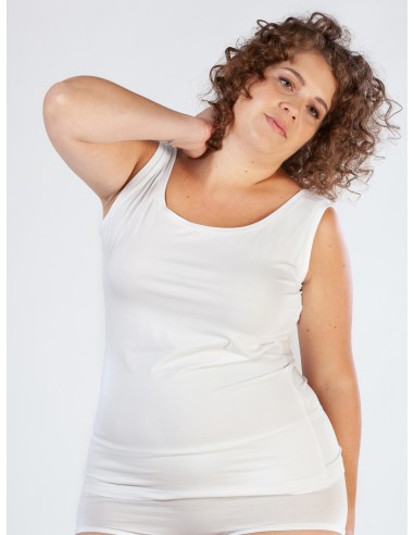 CANOTTA SPALLA LARGA IN BAMBU'