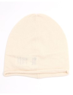 BERRETTO CASHMIRETTO IN SETA E CASHMERE - BIANCO