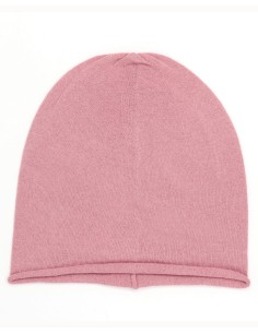 BERRETTO CASHMIRETTO IN SETA E CASHMERE - ROSA 2