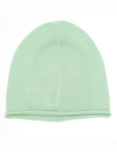 BERRETTO CASHMIRETTO IN SETA E CASHMERE - SALVIA