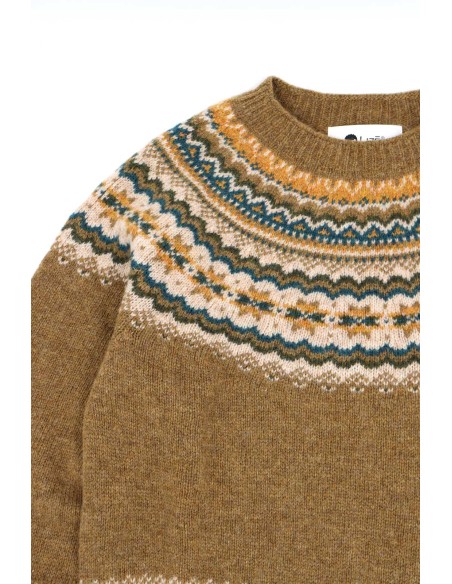 MAGLIONE SCOZZESE IN LANA VERGINE "FAIR ISLE"