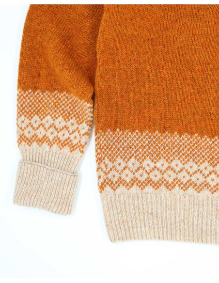 MAGLIONE SCOZZESE IN LANA VERGINE "FAIR ISLE"