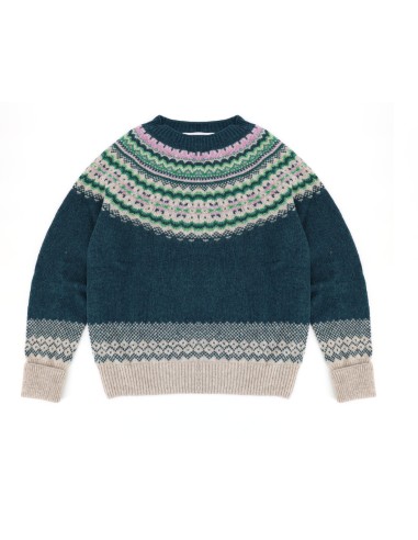 MAGLIONE SCOZZESE IN LANA VERGINE "FAIR ISLE"