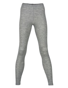 LEGGINGS DONNA IN LANA-SETA - GRIGIO