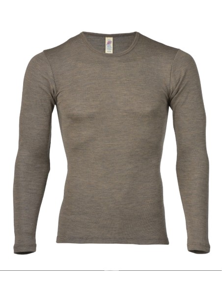 T-SHIRT UOMO IN LANA-SETA MANICHE LUNGHE