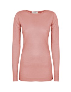 MAGLIA CASHMIRETTA IN SETA E CASHMERE "GRETA" - PESCA
