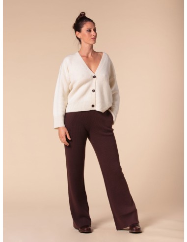 CARDIGAN CHUNKY IN 100% CASHMERE SPAZZOLATO...