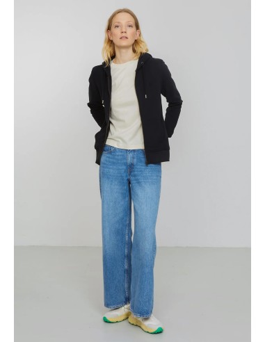 FELPA IN COTONE BIOLOGICO GARZATO VEGAN "DAHLIA"