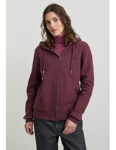 FELPA IN COTONE BIOLOGICO GARZATO VEGAN "DAHLIA" - VINACCIA 2