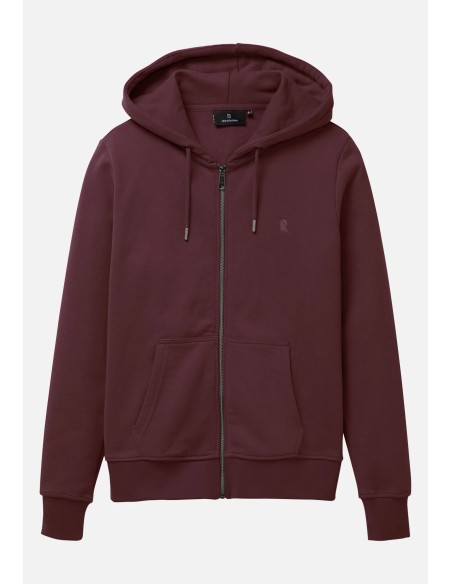 FELPA IN COTONE BIOLOGICO GARZATO VEGAN "DAHLIA"