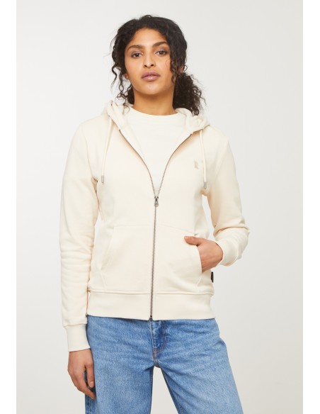 FELPA IN COTONE BIOLOGICO GARZATO VEGAN "DAHLIA"