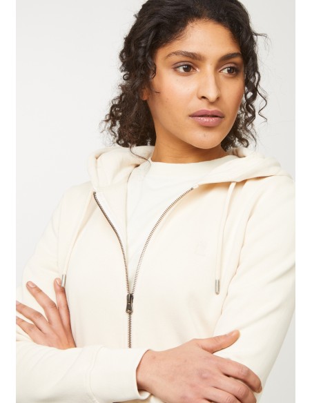 FELPA IN COTONE BIOLOGICO GARZATO VEGAN "DAHLIA"