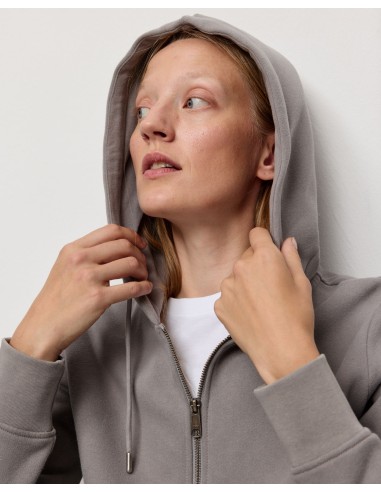 FELPA IN COTONE BIOLOGICO GARZATO VEGAN "DAHLIA"