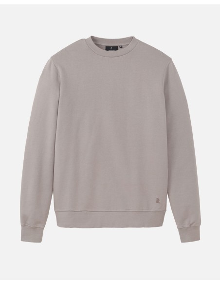 FELPA UOMO GIROCOLLO IN COTONE BIO VEGAN “TAMARILLO”