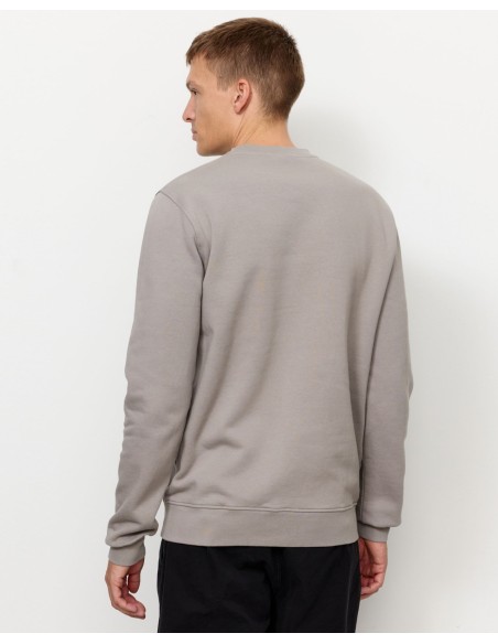 FELPA UOMO GIROCOLLO IN COTONE BIO VEGAN “TAMARILLO”