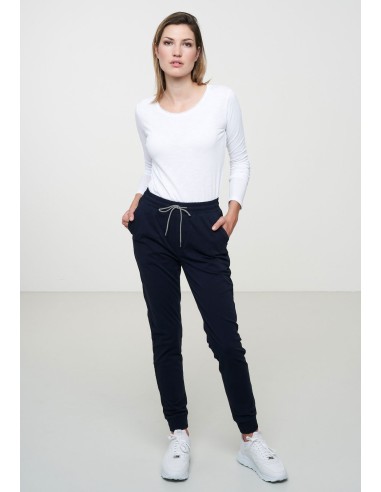 CHINO DONNA IN COTONE BIOLOGICO VEGAN "CALATHEA"