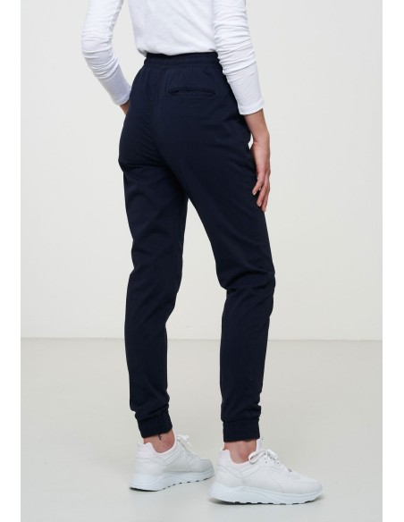 CHINO DONNA IN COTONE BIOLOGICO VEGAN "CALATHEA"