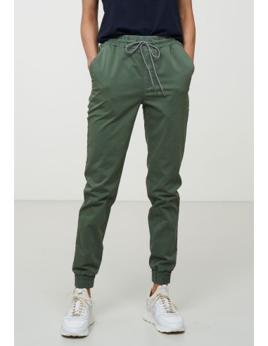 CHINO DONNA IN COTONE BIOLOGICO VEGAN "CALATHEA"