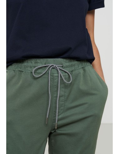 CHINO DONNA IN COTONE BIOLOGICO VEGAN "CALATHEA"