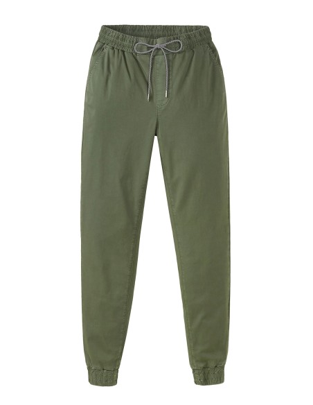 CHINO DONNA IN COTONE BIOLOGICO VEGAN "CALATHEA"