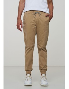CHINO UOMO IN COTONE BIOLOGICO VEGAN "MUSA" - BEIGE 2