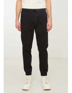 CHINO UOMO IN COTONE BIOLOGICO VEGAN "MUSA" - NERO 2